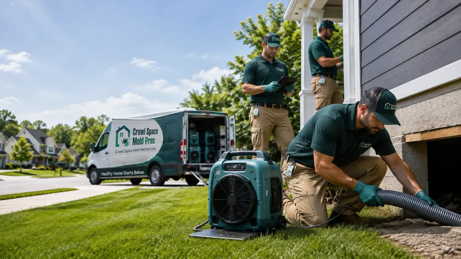 Crawl Space Mold Removal in Raymond, IL